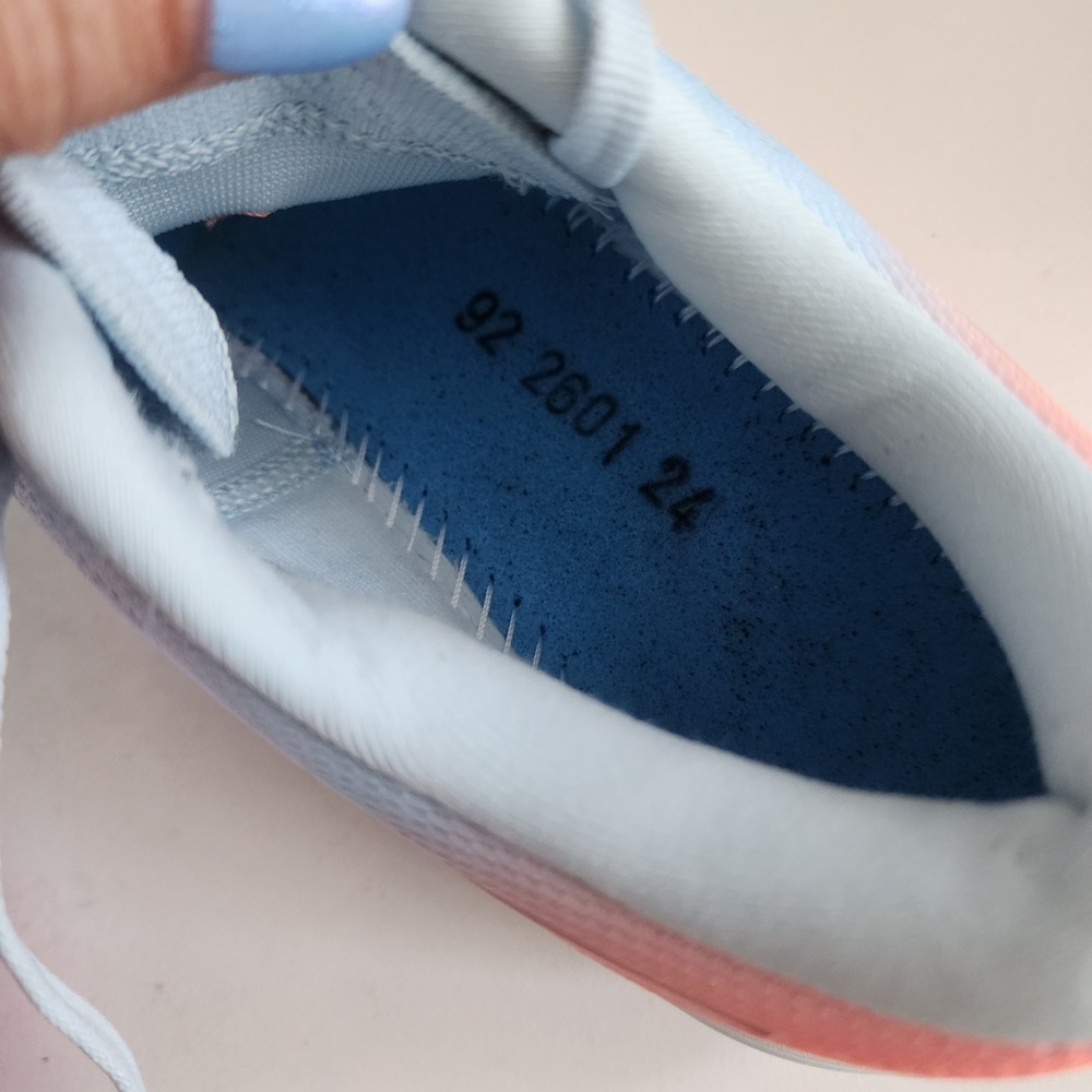 Asics Gel Cumulus 26 Sunny Sizzle Sky Sun Coral Running Shoes Womens 8.5 - Picture 10 of 11